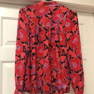 Who What Wear Mock Neck Shirt NWT